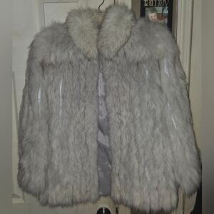 Elegant Saga Fox Fur Coat Size Small-Excellent Condition